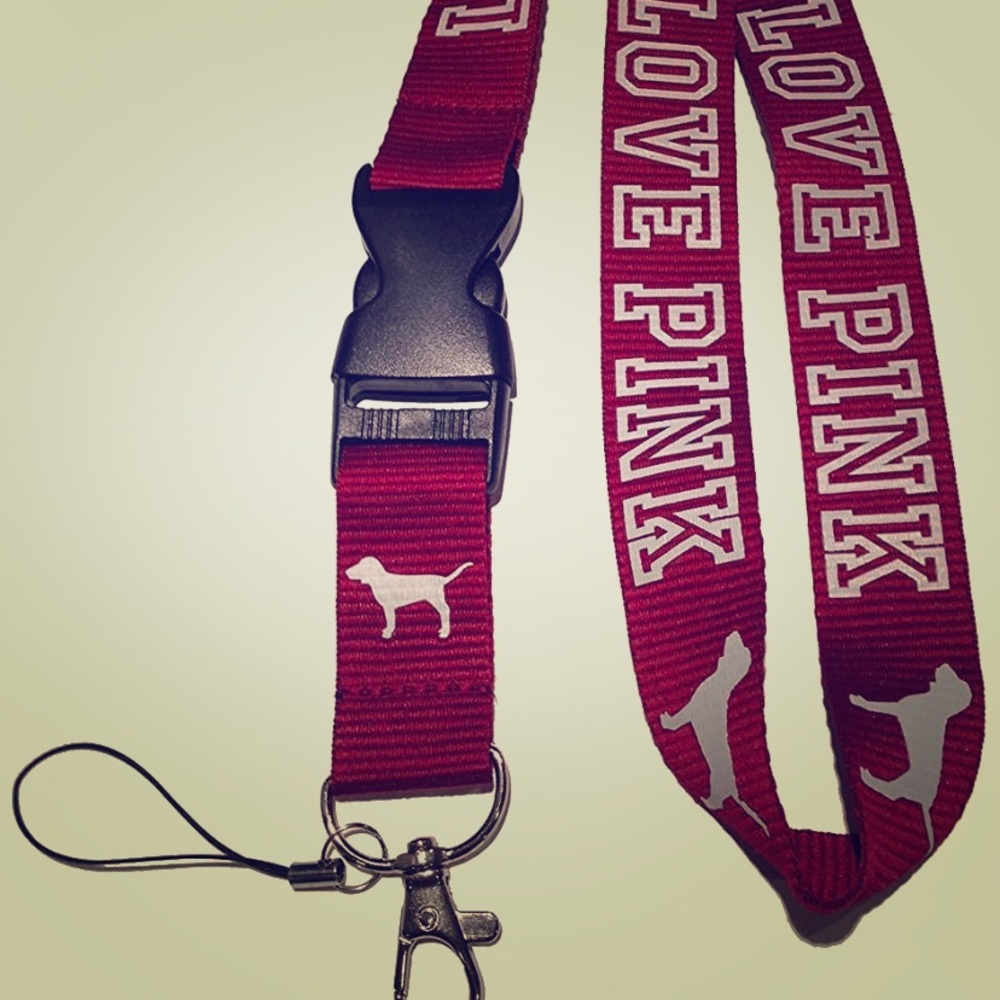 PINK VS Burgundy Lanyard ❤️❤️❤️❤️❤️❤️❤️